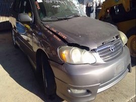 2005 TOYOTA COROLLA GRAY, S MODEL, 1.8L, AT.  Z24909